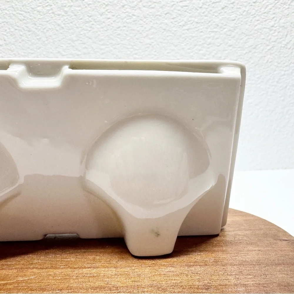 Vintage Porcelain Floral Double Heart Picture Frame